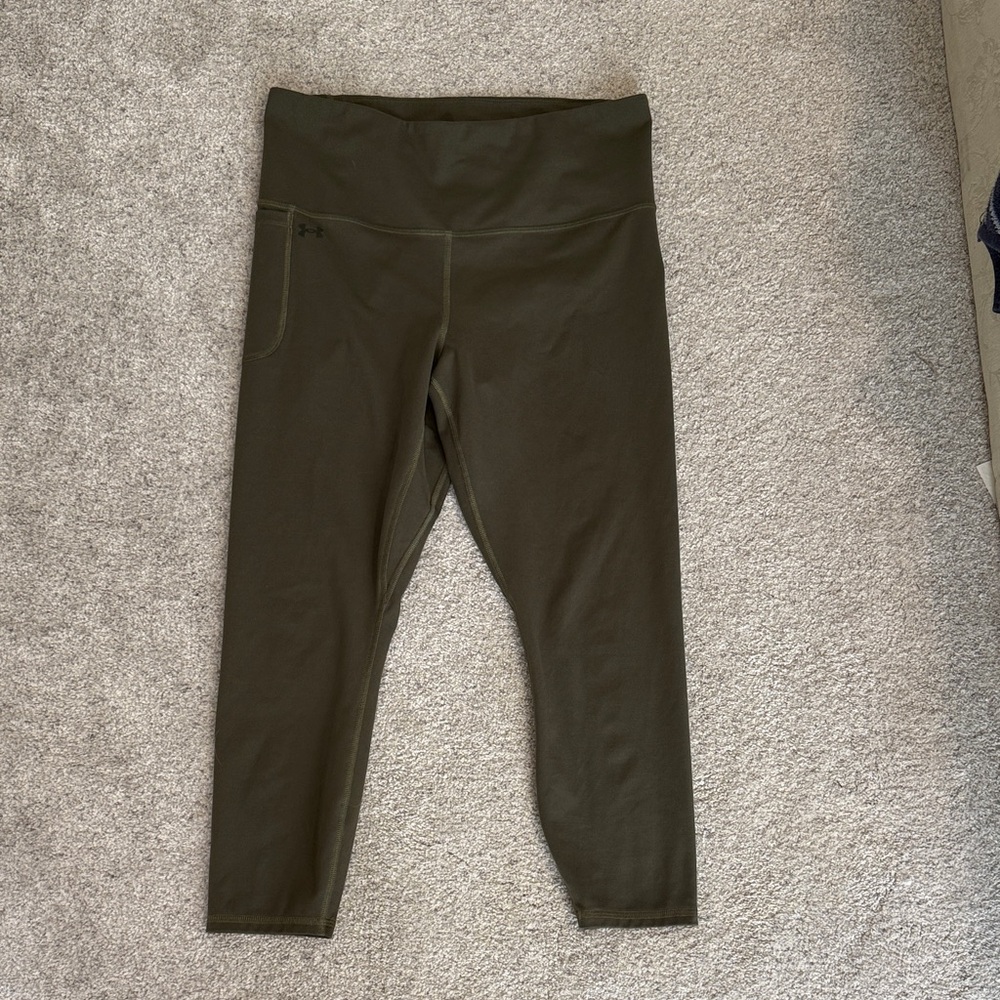 Under Armour Womens Olive Green Leggings
